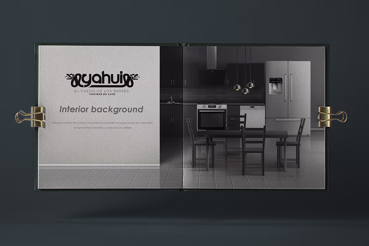 diseño de catalogo para cocinas yahuilyahuil
