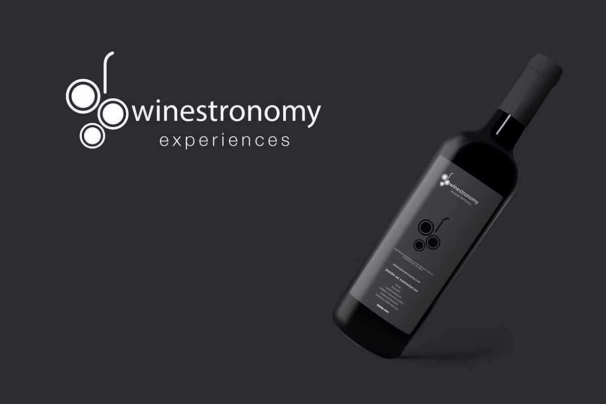 diseño de marca para vinos winestronomy