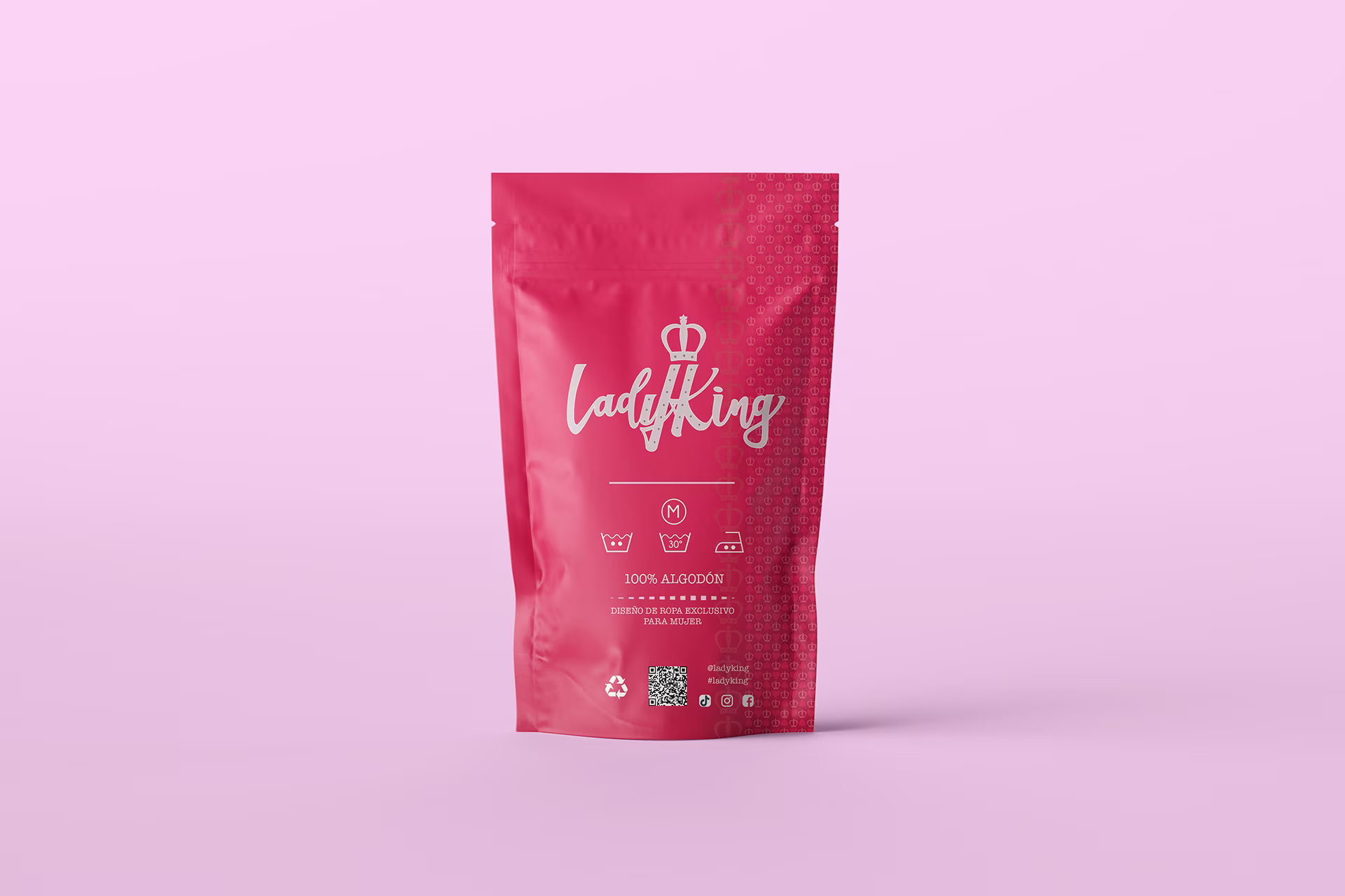 diseño marca para ropa y packaging_lady_king
